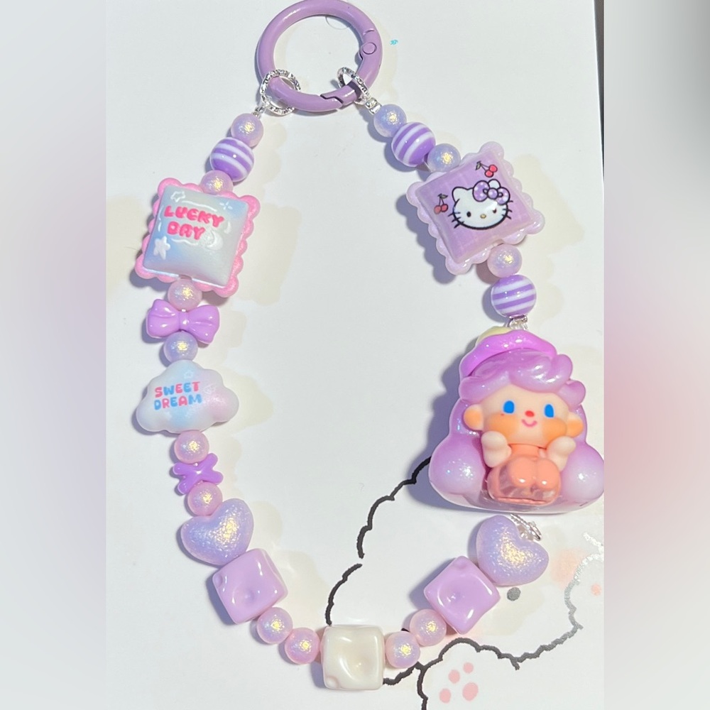 Purple Themed Beads With “Miyoyo” Bean